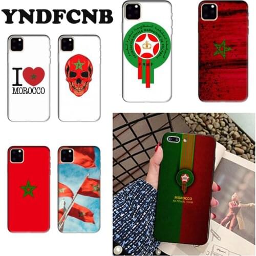 YNDFCNB Morocco Flag Phone Case case cover for iPhone 8 7 6 6S Plus X XS MAX 5 SE 5S XR 11 11pro promax