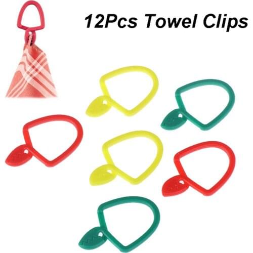 Hot 12 Pcs Utility Towel Socks Laundry Wash Hanging Plastic Clips Pegs Clothes Clamp