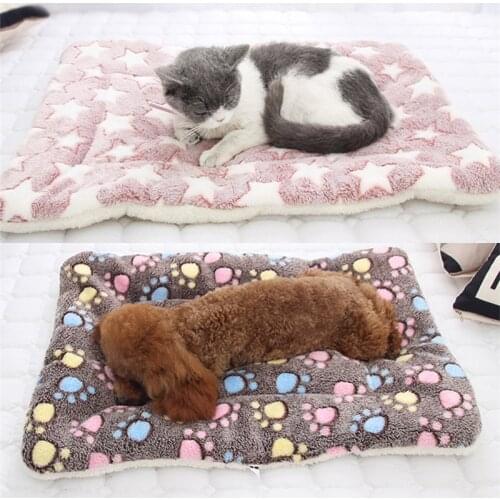 Pet Mats Thicken Soft Cat Bed for Dog Mat Winter Cat Mat Blanket Pet Products Dog Bed For Small Large Dogs Carpet cat rug