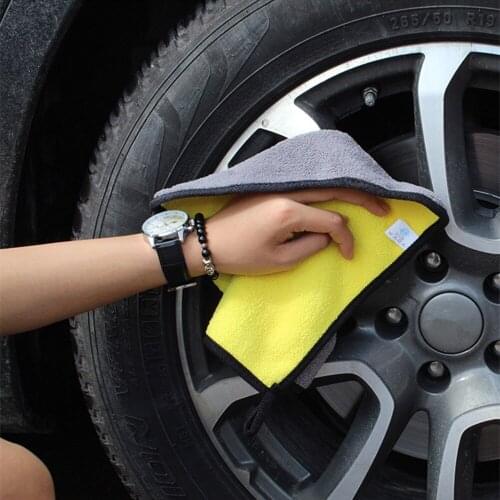 Microfiber Auto Wash Towel Car Cleaning Drying Cloth Hemming Car Care Cloth Detailing Car Wash Towel 30x30/40/60CM
