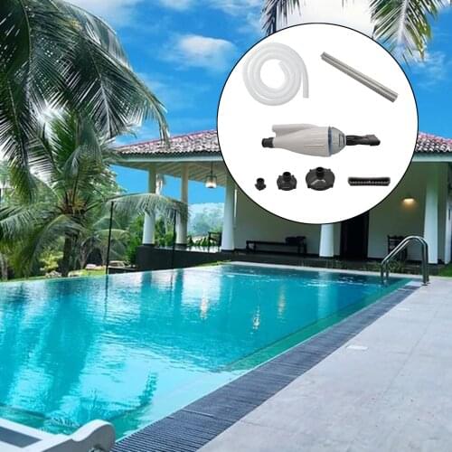 Portable Handheld Vacuum Cleaner for Home Pools Vacuum Cleaner Brush Spa & Hot Tub Suction Vacuum Cleaner Cleaning Tools Kit