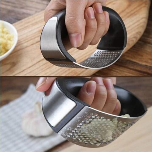 Sampurchase Garlic Press Rocker Stainless Steel