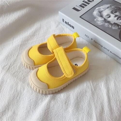 Spring Autumn Baby Canvas Shoes 1-6 Years Kids Toddler Flats Boys Girls Sneakers Children Breathable Fashion Sports Shoes