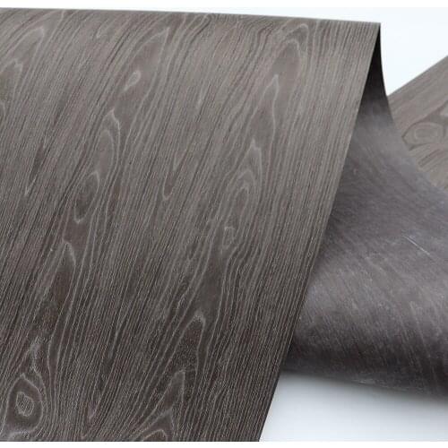 Technical Black Oak Bleached Wood Veneer Engineering Veneer E.V. 62cm x 2.5m 0.3mm C/C