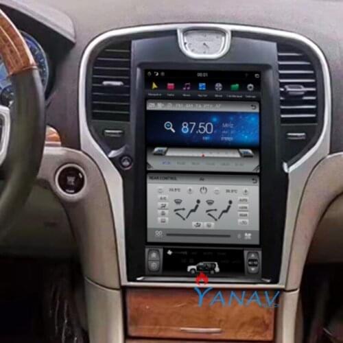 Car stereo radio Multimedia player For-Chrysler 300C 2013+ Tesla style vertical screen Android Car GPS Navigation audio player