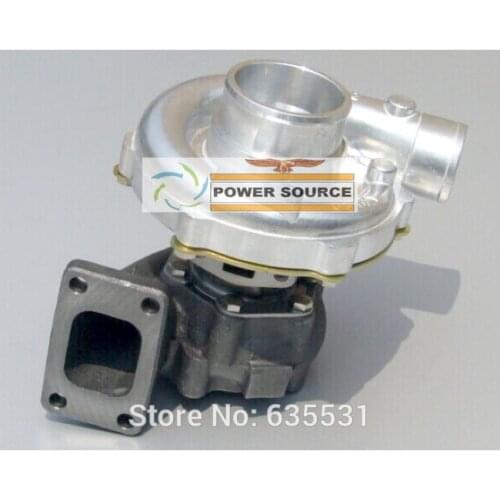 Free Ship T3T4 T3 T4 T3/T4 TO4E 5 bolt A/R .63 comp A/R .50 Oil cooled Turbo Turbine For Vehicle tuning Universal Cars 155-170kW