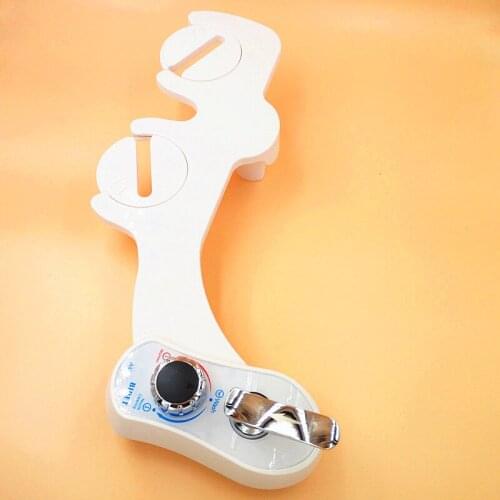Feminine Hygien and Clean Butt Bidet,Cold water bidet with double nozzles spray,manual control type Bathroom plastic bidet