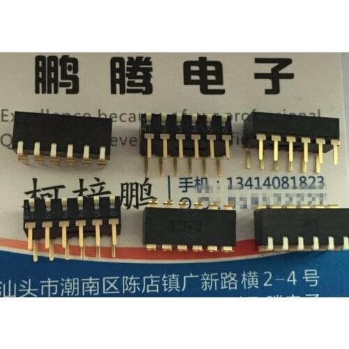 1PCS Original Omron A6TR-6104 DIP switch 6 straight interpolated key coded side dial 6p 2.54mm