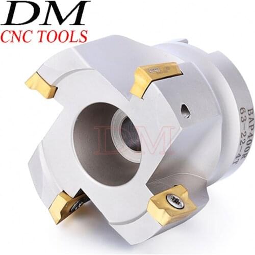 1pcs BAP400R 50-22-4T/BAP400R 50-22-5T CNC lathe 90 degree right-angle milling cutter Machining Cutting