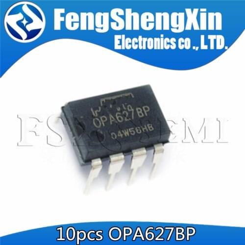 10PCS OPA627BP DIP8 OPA627B DIP OPA627 DIP-8 Amplifier IC