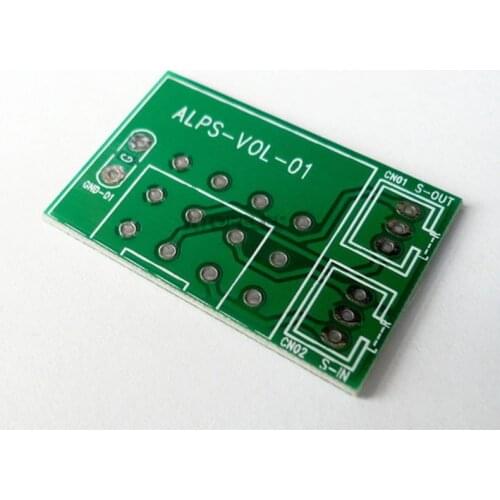 10pcs PCB for ALPS RK27 RK16 Potentiometer 3pin / 4pin Stereo Tinned