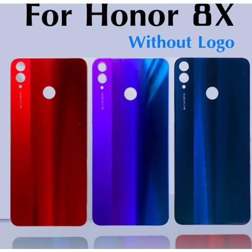 6.5 inch For Honor 8X Back Battery Cover Rear Housing Door Glass Case Battery Cover