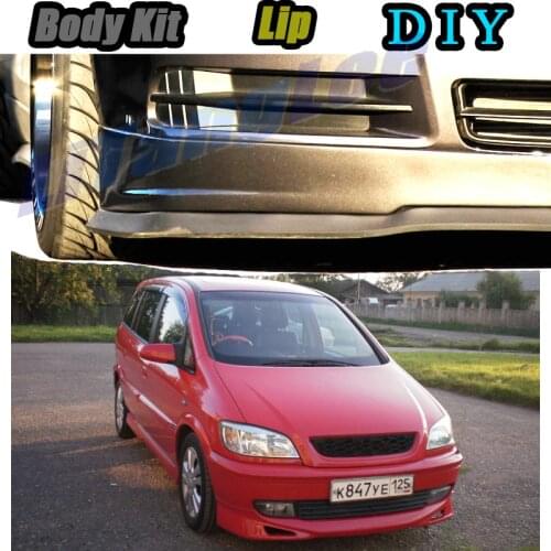 Car Bumper Lip Front Spoiler Skirt Deflector For Subaru Traviq 1998~2005 Tune Car Modified Body Kit VIP Hella Flush Lips