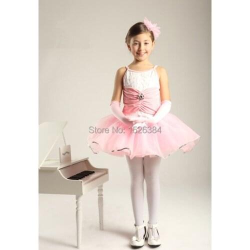 Velvet Romantic Camisole Ballet Tutu Dress Kids Adult Pink Dance Costume C29