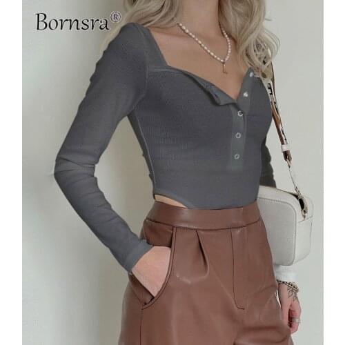 Bornsra 2021 Womens Autumn Long-sleeved One-piece Women High Street One Piece Outfit Jumpsuit Women Female