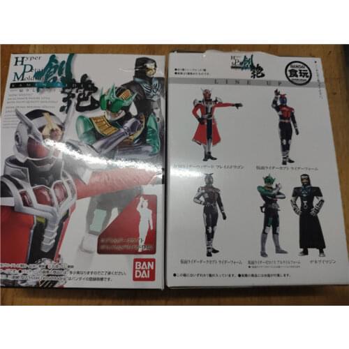 Bandai Animation Masked Rider Action Figures Dark Kabuto Flame Dragon Zeronos Zero Form Deneb Blind Box PVC Model Toy