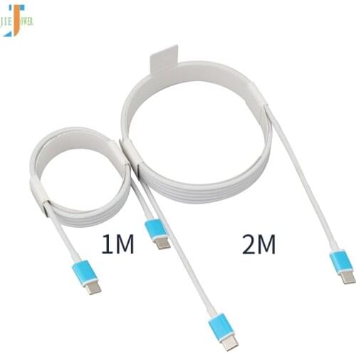 Type-C Cable Type-C To Type-C 8pin To Type-C Round Data Sync Charging Cable for Huawei P20 Iphone XS Samsung Galaxy S8 50pcs/lot