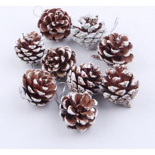 Christmas Tree Mini Pine Cone christmas decorations рождественские украшения