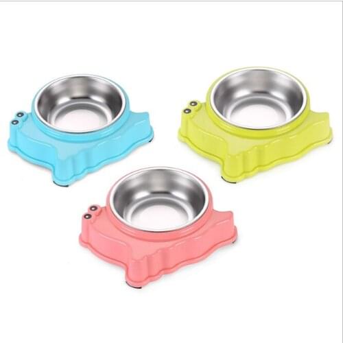 Cartoon Dog Feeder Bowl Travel Pet Dry Food Feeding for Cats Dogs Bowls Outdoor Drinking Water Fountain Pet Dog Dish Goods