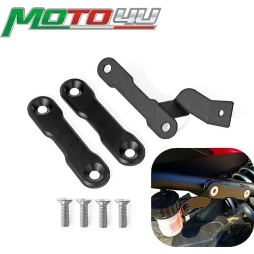 Motorcycle Passenger Footpeg Removal Delete Kit Cafe Racer Pillion Footrest Removal Modified For YAMAHA MT-07 MT07 2014 2015
