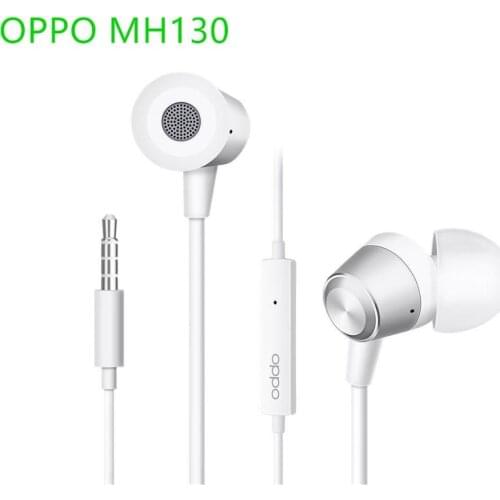 OPPO earphones original MH130 k3 r15 r17 r7plus r11r9plus r11s wired in-ear earphones universal original earplugs