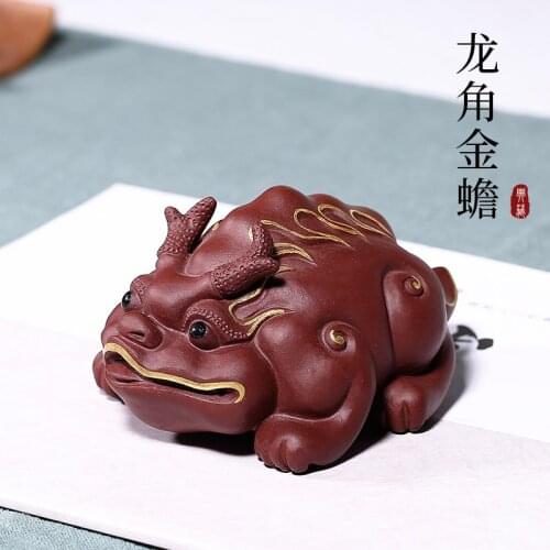 Sand tea pet tea ceremony surrounding accessories are recommended collocation play sculpture dragon horn spittor tea