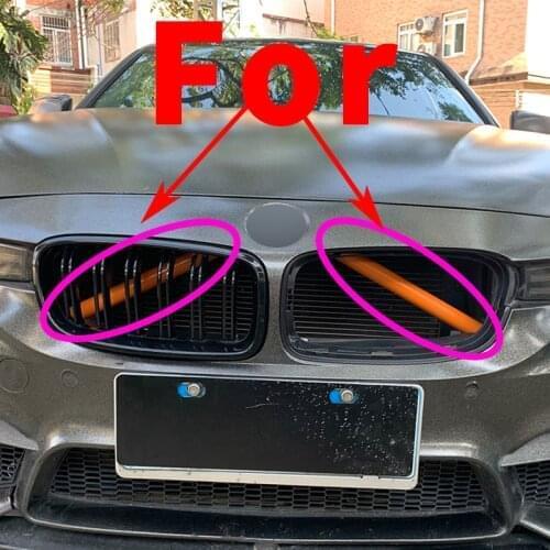10 Pairs Front Grille Trim Strips For BMW E46 E90 E60 E36 F30 F10 F20 X5 E70 E53 G30 X3 E83 F25 X6 E71 F31 F22 F34 X1
