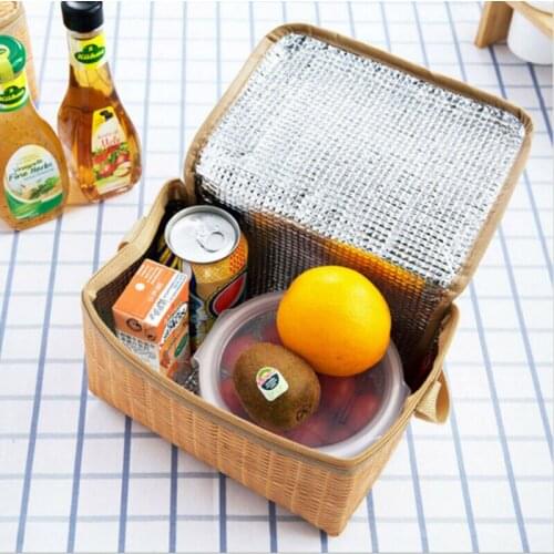 Portable Insulated Thermal Cooler Lunch Box Carry Tote Picnic Case Storage Bag Fresh insulation Waterproof hot