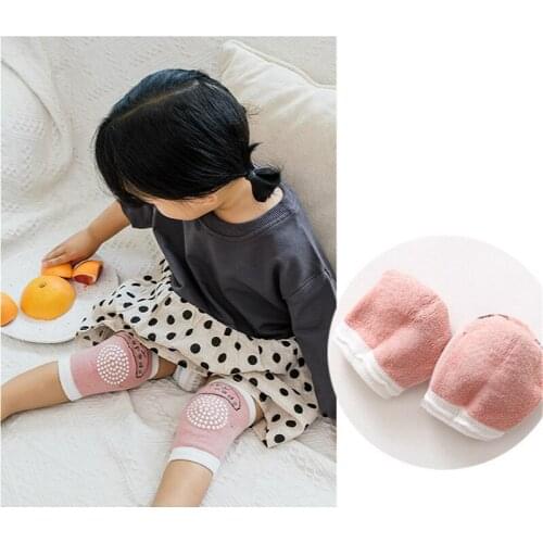 1Pcs Kneepad Leg Warmers 0-3 Year Babys Non-Slip Girls Boys Protector Crawling Elbow Kneepad Thick Mesh Breathable Cotton