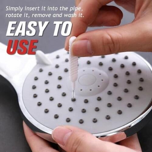 10pcs/set Shower Head Cleaning Brush Washing Anti-clogging Pore Gap Cleaning Brush For Kitchen Toilet Phone Hole
