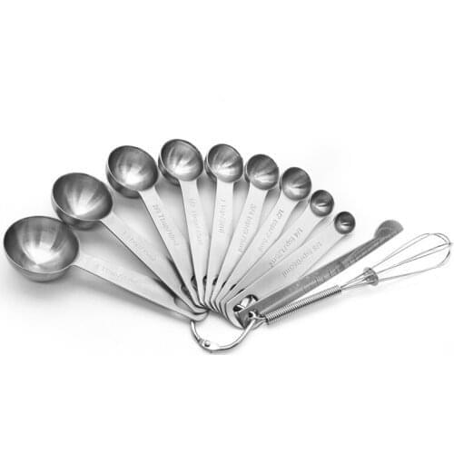 40 sets Stainless Steel Measuring Spoons for Measuring Dry and Liquid Ingredients Bakery Tool Kitchen Supplies Wholesale