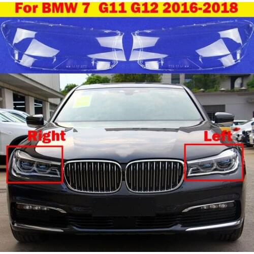 Car Head Light Lampshade Glass Lens Shell Case Front Headlight Cover For BMW 7 series G11 G12 2016-2018 730Li 740Li 750Li