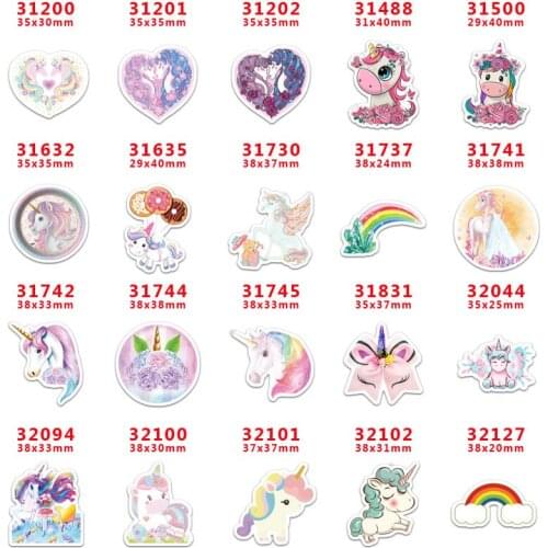 Free shipping 30 pcs planar resin unicorn resin pr31200