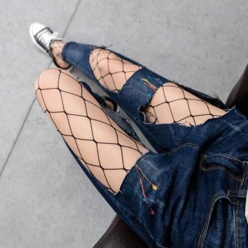CHSDCSI Stockings Women Sexy Pantyhose Mesh Fishnet Nylon Tights Long Stocking Jacquard Step Foot Pantyhose Lingerie Hosiery