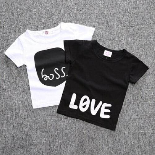 Short Sleeved Baby Boys T-Shirts Fashion Children Tops 100% Cotton Baby Clothes Girl Tees Kids T Shirt Jerseys Outfits