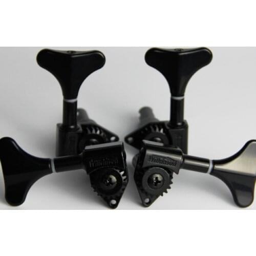 Wilkinson Bass Guitar Machine Heads Open Gear WJB-750 Black