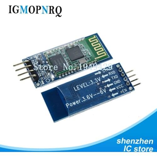 HC-05 HC-06 -slave 6pin/4pin anti-reverse, integrated Bluetooth serial pass-through module, wireless serial for