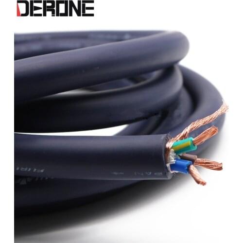 Hifi power cable 5N oxygen-free copper power cord Shield main power line 1 meter made in Japan for amplifier