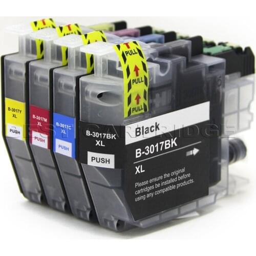 LC3017 ink carttidge for brother MFC-J5330DW MFC-J6530DW MFC-J6730DW MFC-J6930DW , full ink with chips