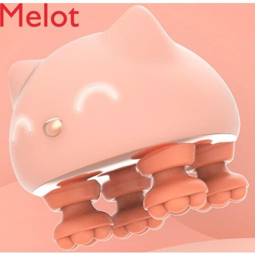 Head Massager Electric Household Cute Cat Massager Claw Scalp Head Scratching Artifact