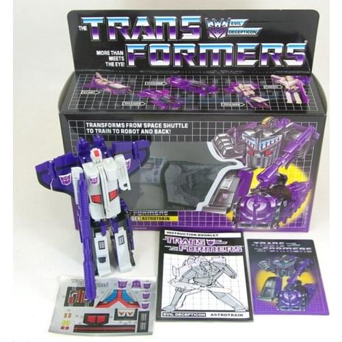 Deformation G1 big train three change warrior KO with character card PVC boy model toy