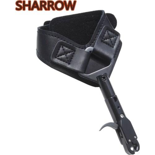1Pc Compound Bow Caliper Release Aids Wrist Straps Aid Trigger Bow Release For Outdoor Shooting Training Archery Accessories
