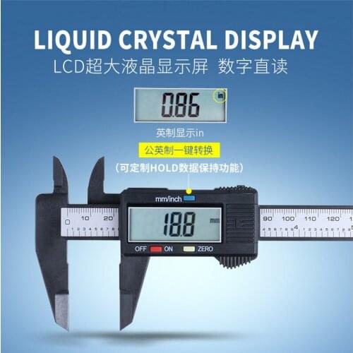 1pcs Dental Vernier Caliper Dentist Caliper Measuring Orthodontic Material Electronic Caliper with Digital Display
