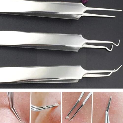 Steel Acne Removal Needles Pimple Blackhead Remover Skin Face Spoon Tools Care Needles Tools Pore Cleaner K5L5