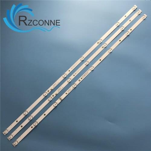 LED backlight strip 8 lamp for Aiwa 40"TV EU40DT200 MS-L2665-A MS-L2665-B