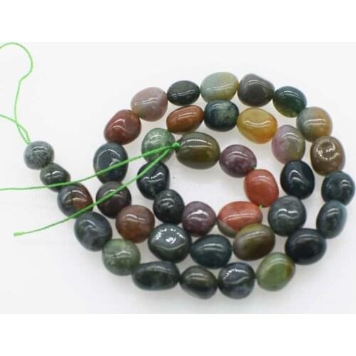Loose beads india agate baroque 8-12mm 14" for DIY jewelry making FPPJ wholesale beads nature gem stone