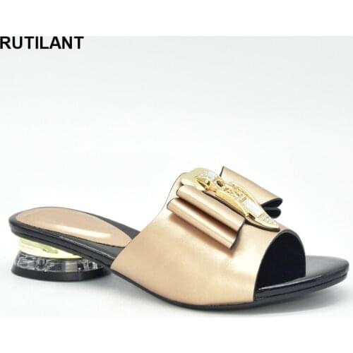 Latest 2020 Sexy Platform Pumps Ladies Shoes Summer Slippers Good Quality Italian In Women High Quality African Wedding Shoes