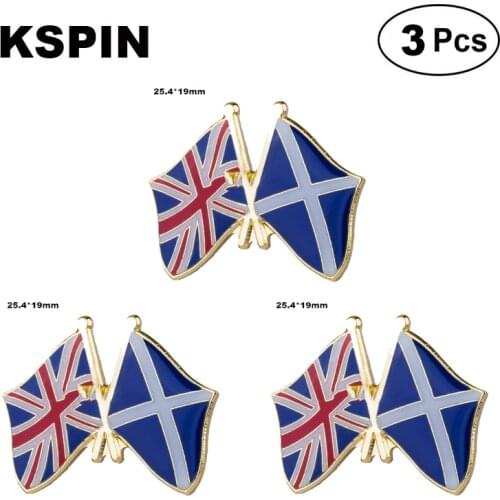 UK Jack Scotland Frendship Lapel Pin Brooches Pins Flag badge Brooch Badges