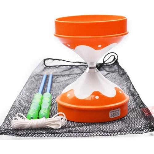 Juggling spinning chinese yoyo bowl 3-bearing Classic Kidss Toy Diabolo Bowl With Handsticks String Juggling Spinning