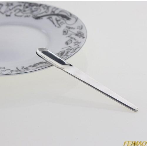 Coffee Spoon Stainless Steel Flat Spoon For Dessert Small Coffee Scoop